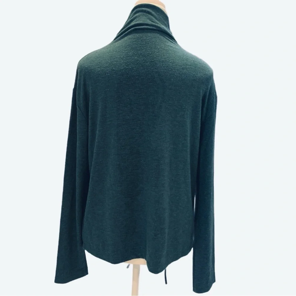 Wilfred Free Oversized Polo Neck Sweater in Green XS - Picture 5 of 8